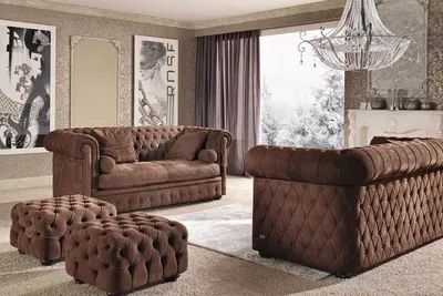 Купить трёхместный итальянский классический диван Прага