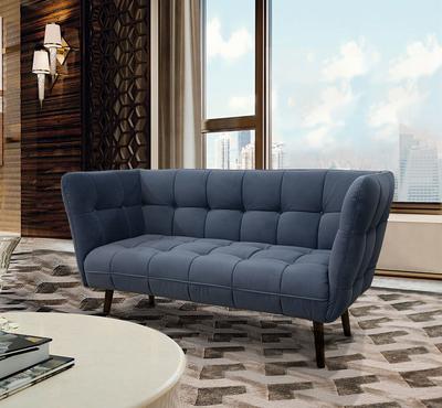 Двухместный диван Симон в ткани (22) купить в Москве от производителя  Пинскдрев - Белорусская мебель от Мебель Полесья.