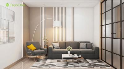 Дизайн интерьера 2-х уровневой квартиры в современном стиле. Abitant Москва