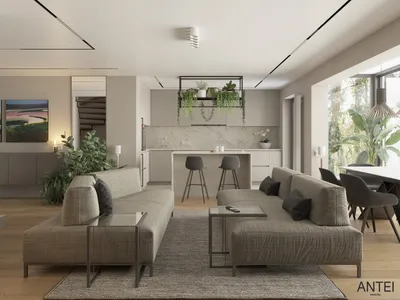 Дизайн квартиры в Кёльне, Германия - выполненные работы студии дизайна  интерьера