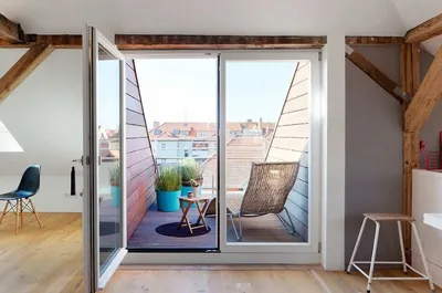 Дизайн двухэтажного дома с цоколем в Германии