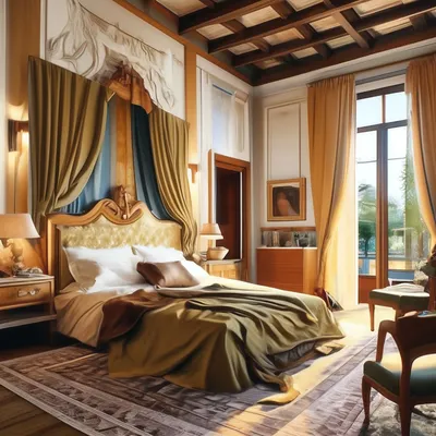 Спальня в Итальянском стиле (Дизайн-студия Малина) — Диванди