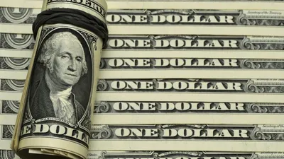 1 доллар США - В.В. Путин (с надпечаткой)
