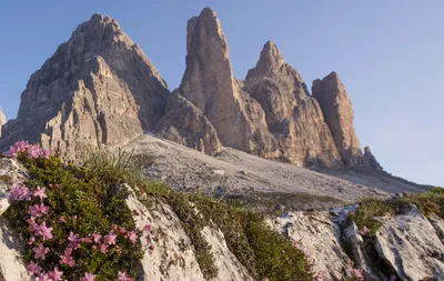 Доломиты, Италия, скалы. долина, …» — создано в Шедевруме