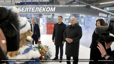 📌 29 декабря Александр Лукашенко посетил торговый центр «Першы нацыянальны  гандлёвы дом» в Минске. | Instagram