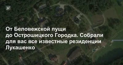 CentralAsia: 17 дворцов Александра Лукашенко. В каких резиденциях он живет  и для чего ему новые?