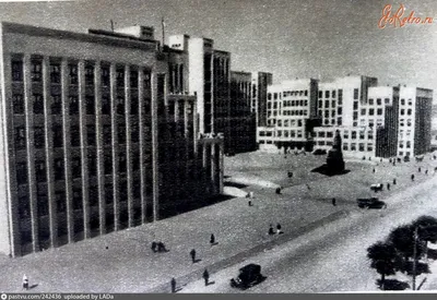 Дом Правительства Белорусской ССР на площади Ленина - Retro photos