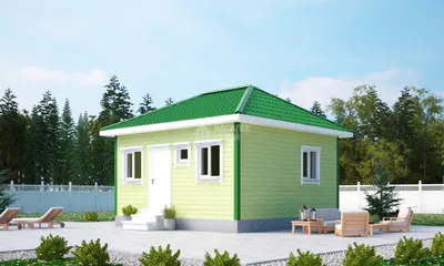 Проект двухэтажного дома из сип-панелей \"Аляска\" 146 м²