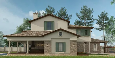 Дом в итальянском стиле