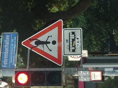 Дорожные знаки германии - фото