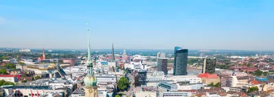 Вид с воздуха центра города Дортмунда Стоковое Фото - изображение  насчитывающей северно, дортмунд: 132141328
