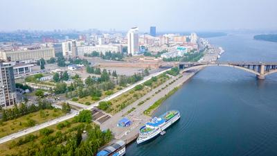 Красноярск, Покровский парк с высоты | Пикабу