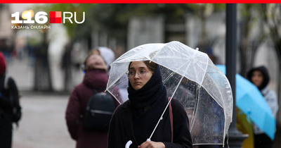В Татарстане сегодня местами умеренный дождь