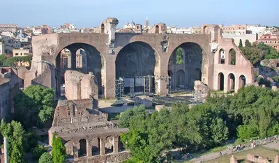 Древние места Рима в городе - онлайн-пазл