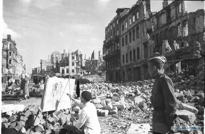 Советские войска взяли город Дрезден