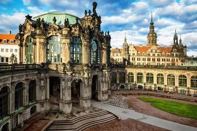Drezden Skyline. The beauty of architecture in the streets and squares of  Dresden Stock Photo - Alamy