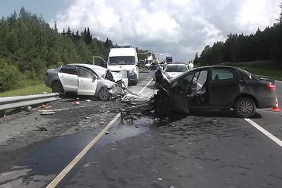В Пермском крае в ДТП с несколькими автомобилями погибли пять человек |  «Новый компаньон»
