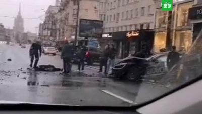 Смертельное ДТП произошло в центре Москвы. Новости. Первый канал