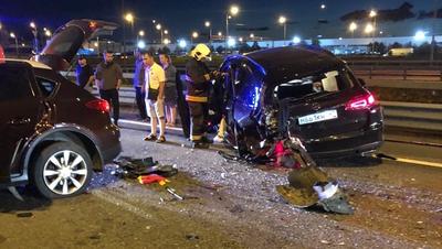 В аварии на Киевском шоссе пострадали два человека - Московская правда