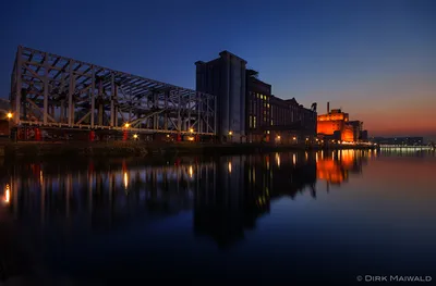 Photo of The Inner Harbor With Warehouses and Museum in Duisburg, Germany ·  Free Stock Photo