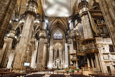 INFO-CAM | Галерея : Милан. Дуомо ночью. Milan. Duomo at Night. 3