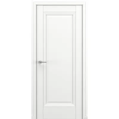 Межкомнатная дверь Неаполь В3 Белый матовый экошпон ZADOOR по цене 9271  руб. купить в Москве в интернет-магазине Двери LEKO