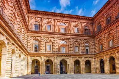Флоренция: дворец Питти, Палатинская галерея. ч.1. Интерьеры.