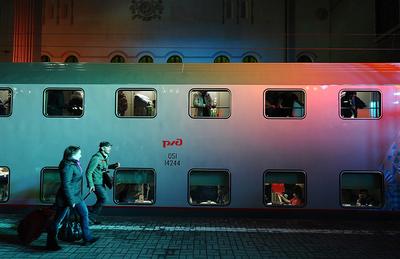 Двухэтажный поезд Санкт-Петербург – Адлер \"Михаил Ульянов\" отправился в  первый рейс. | Туристический бизнес Санкт-Петербурга