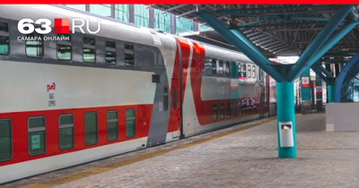 Новый двухэтажный поезд Самара-Москва