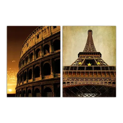 Париж Эйфелева башня ностальгия крафт-бумага бар кафе плакат ретро плакат  декоративный
