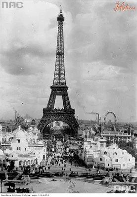Эйфелева башня в ретро стоковое фото. изображение насчитывающей башня -  53821494
