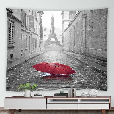Эйфелева башня - открытка в стиле ретро. | Премиум Фото