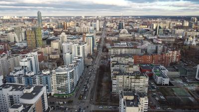 Екатеринбург - центр - Фото с высоты птичьего полета, съемка с  квадрокоптера - PilotHub