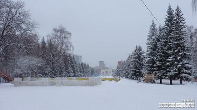 Зима красивая улица Екатеринбурга …» — создано в Шедевруме