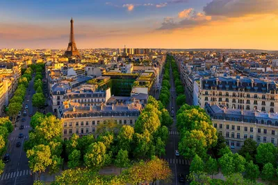 Елисейские поля в Париже- 2022