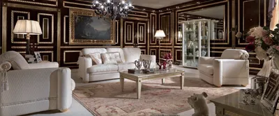 Классические гостиные из Италии, артикул 10321 — купить итальянскую мебель  в салоне Renaissance