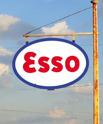 Esso gas station hi-res stock photography and images - Alamy