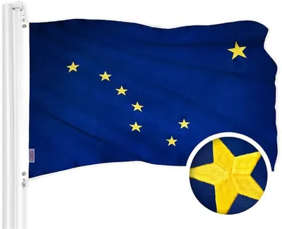 6' x 10' Alaska Flag - Nylon – Eder Flag