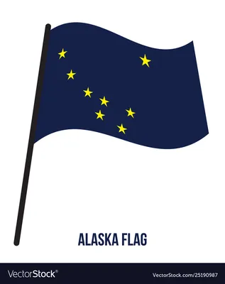 Флаг Аляски. Национальный флаг Аляски показывает 8 звезды золота,  формирующего Большую Медведицу и полярная звезда на темно-синем Иллюстрация  штока - иллюстрации насчитывающей карта, экземпляр: 211888306