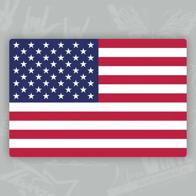 Наклейка \"Флаг США\"