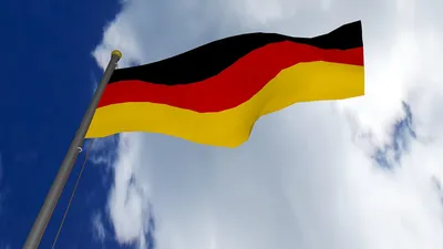 Миниатюрный флаг Германии. Изолированные на белом фоне Стоковое Фото -  изображение насчитывающей нация, страна: 182927042