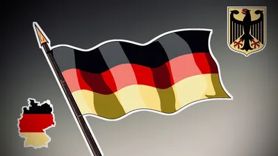 Скачать обои герб, флаг, германия, coat of arms, flag разрешение 1024x1024  #2520