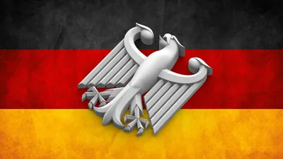 Германия Карта Герба Символ Черного Орла Герб Страны Герб Германии  Векторное изображение ©Dovla982 458238382