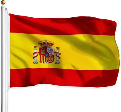 Фотофлаг 100 шт., ручной Флаг Испании 14*21 см, флаг Испании, маленький  ручной машущий флаг, внутренний и наружный Декор для дома | AliExpress