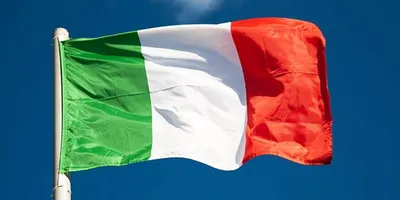 Виниловая наклейка \"Флаг Италии\"