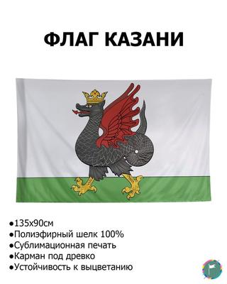 Флаг Казани 90х135 / FLLife - купить Флаг по выгодной цене в  интернет-магазине OZON (837217305)
