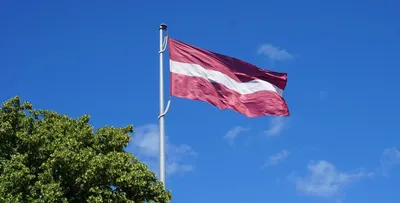 Флаг.ру: Флаг Латвии 90х135 из флажной сетки | 90x135