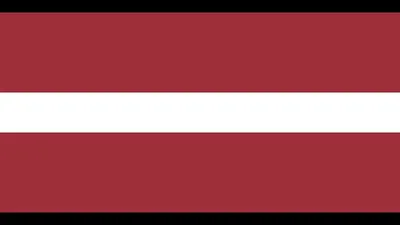 Latvia Stick Flag - 4x6\"