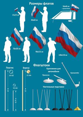 Флаг Москвы купить любой размер