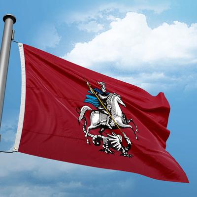 Флаг Москвы 90х135 см - купить Флаг по выгодной цене в интернет-магазине  OZON (310345830)